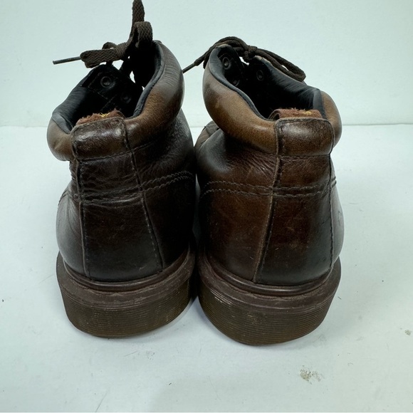 Dr. Martens Brown Leather Short Work Boots Made in England